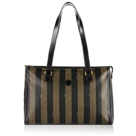 fendi striped tote|Fendi totes sale.